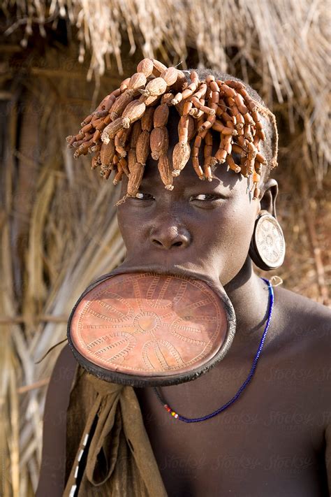 African Lip Plate