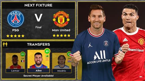 Dls Psg Vs Manchester United Dream League Soccer Gameplay