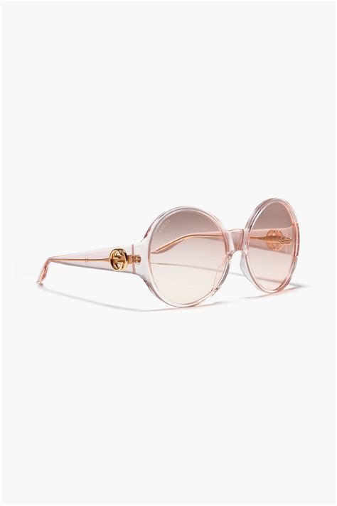 Gucci Round Frame Acetate Sunglasses The Outnet