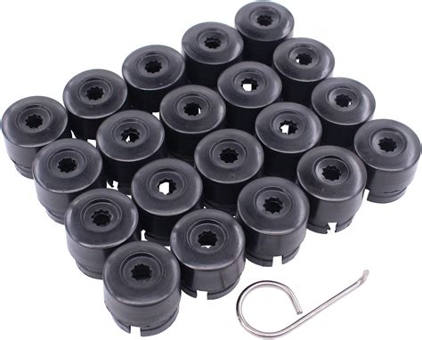 XUKEY 20Pcs 19mm Auto Radmutter Auto Nabe Schraube Abdeckung