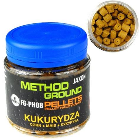 PELLET HACZYKOWY 8mm Method JAXON Kukurydza 100g Jaxon Sport Sklep