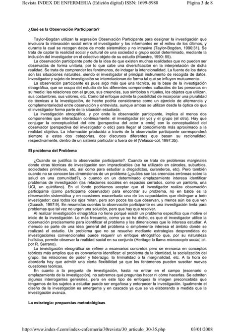 Etnografía observación participante pdf