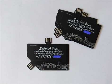 Моя USB визитка / Хабр | Визитки, Дизайн визиток, Классные вещи
