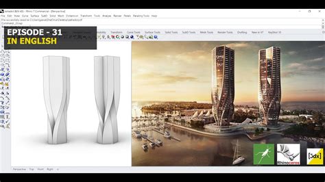 Rhino 3D Architectural Tutorial Series Ep 31 Real Buildings Into
