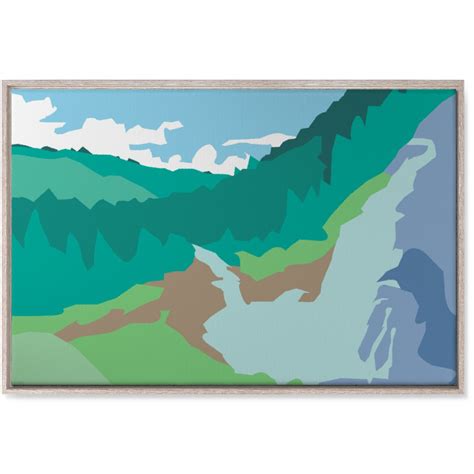 Blue Green Canvas Wall Art | Shutterfly