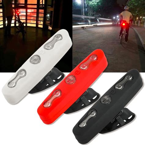 Led Bicycle Safety Taillight Waterproof Warning Bicycle Rear Light