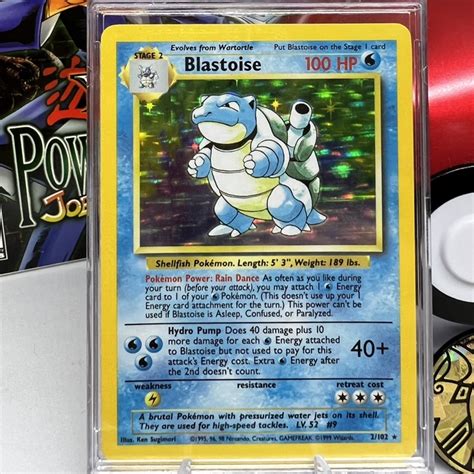 Thẻ bài Pokemon Blastoise 2 102 Base Set Unlimited Shopee Việt Nam