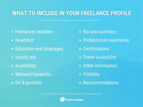 Freelance Profile What To Include Tips And Examples