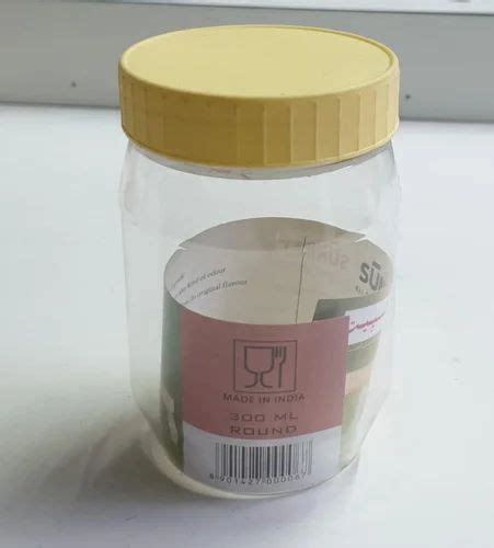 Transparent Sunpet Round Storage Jar 300 Ml For Personal Care At Rs 14