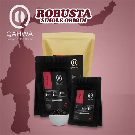 Jual Qahwa Kopi Toraja Robusta 500 Gram Single Origin Kopi Susu Biji