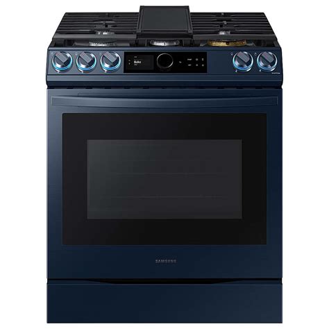 Best Buy Samsung Bespoke 60 Cu Ft Front Control Slide In Gas Range With Smart Dial Air Fry