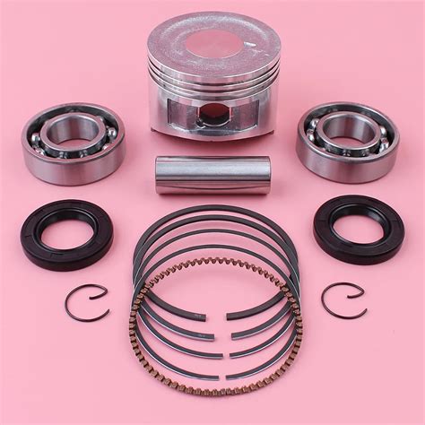 68mm Piston Pin Ring Circlip 6205 Bearing Oil Seal Kit For Honda GX160