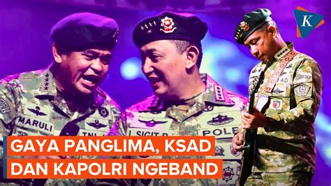 Momen Panglima Tni Jadi Gitaris Ksad Kapolri Duet Nyanyi