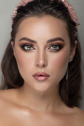 45 Wedding Make Up Ideeën Voor Stylish Brides Bridal Makeup For Green