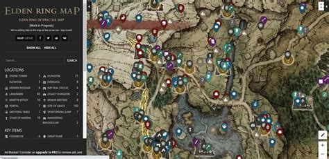 Elden ring карта на русском языке