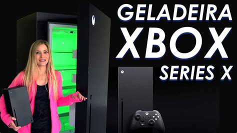 Geladeira Xbox Series X Um Refrigerador Totalmente Funcional Em