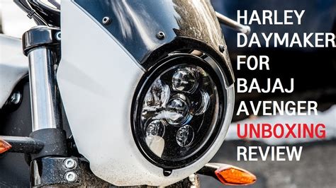 Harley Daymaker Led Headlight On Bajaj Avenger 150 And 220 I 575 Inches