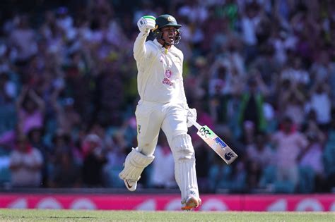 Ashes Usman Khawaja S Second Ton In The Match Puts Australia