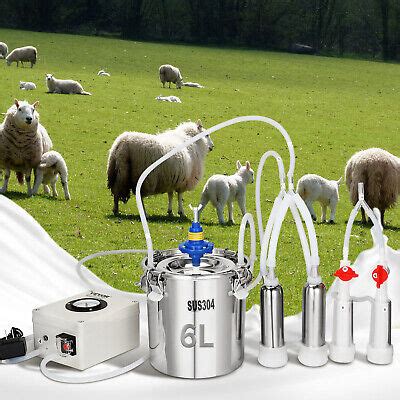 Vevor Goat Milking Machine Goat Milker L Stainless Steel Bucket