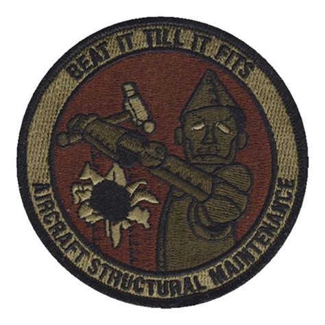 104 Amxs Beat It Till It Fits Ocp Patch 104th Aircraft Maintenance