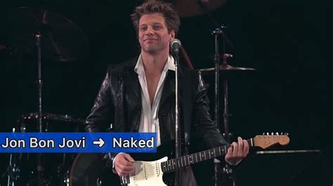 Jon Bon Jovi Naked YouTube