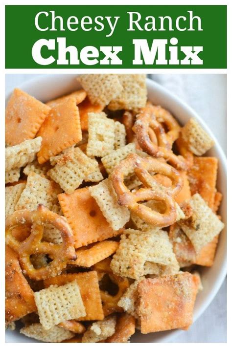 Cheesy Ranch Chex Mix Recipe Ranch Chex Mix Recipes Ranch Chex Mix Cheesy Ranch Chex Mix