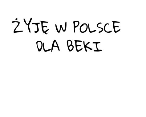 NAKLEJKA NA AUTO SZYBĘ ŻYJĘ W POLSCE DLA BEKI 20240119 za 10 57 zł z