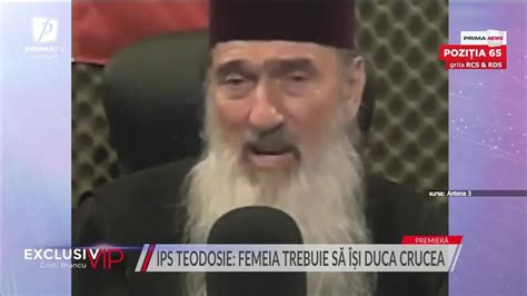 IPS Teodosie șochează Femeia trebuie să și ducă crucea Soluția nu e