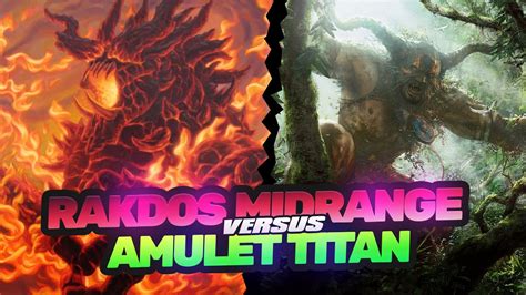 Round Rakdos Midrange Vs Amulet Titan Live Duel Tournament