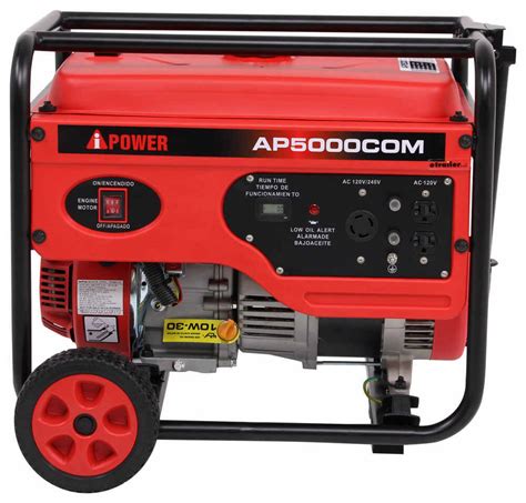 A IPower 5 000 Watt Portable Generator 4 000 Running Watts Gas