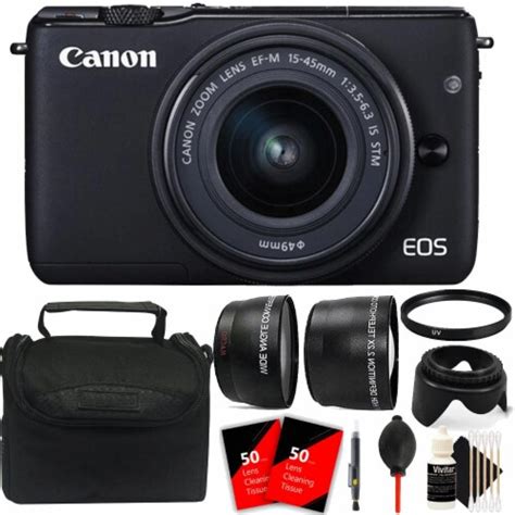 Canon Eos M10 Mirrorless Digital Camera With Ef M 15 45mm Is Stm Lens