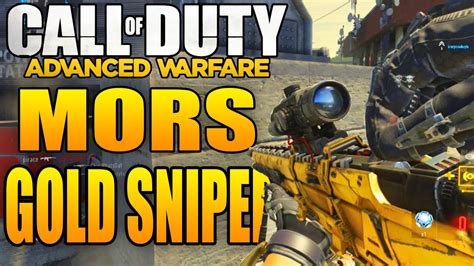 Cod Advanced Warfare Multiplayer Live Golden Mors Sniper Gameplay