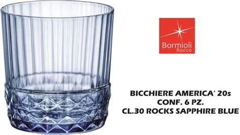 Bormioli Rocco Bicchiere America S Confezione Pezzi Cl Rocks