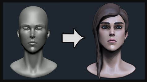 Speed Sculpting A Head In Zbrush Tutorial Youtube