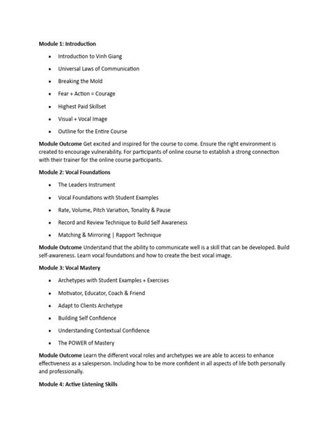 Communication Course Pdf