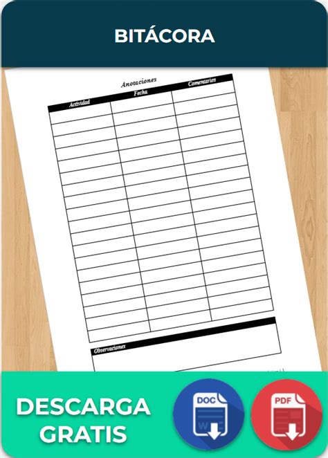 Bitácora de Trabajo en Casa Ejemplos y Formatos Excel Word PDF2024