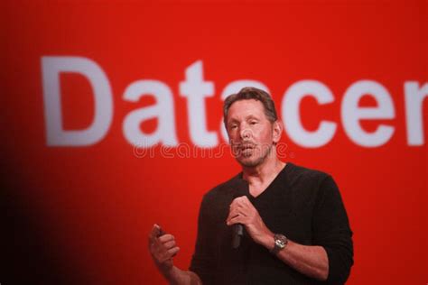 CEO Of Oracle Larry Ellison Makes His Speech At Oracle OpenWorld