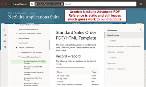 Easier Crafting With Data Driven Syntax For Netsuite Advanced Pdf Templates