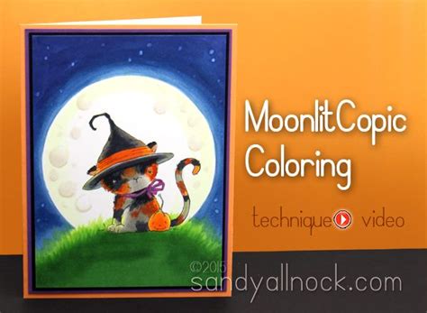 Coloring Moon Light With Copics Sandy Allnock Sandy Allnock Copic