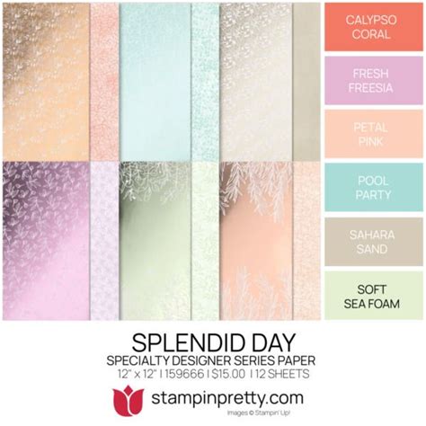 UPDATED DSP Color Charts Meet The NEW DSP Stampin Pretty