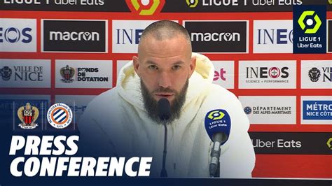 Press Conference OGC NICE MONTPELLIER HÉRAULT SC 6 1 2022 2023