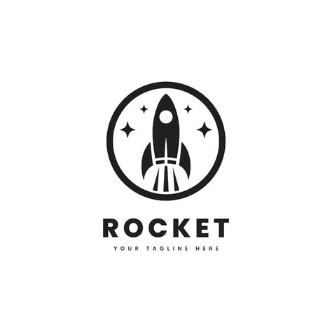 Premium Vector Rocket Logo Vector Minimalist Style Rocket Silhouette