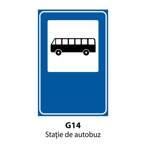 Statie De Autobuz Indicator Rutier Semn De Circulatie Dnc Trafic