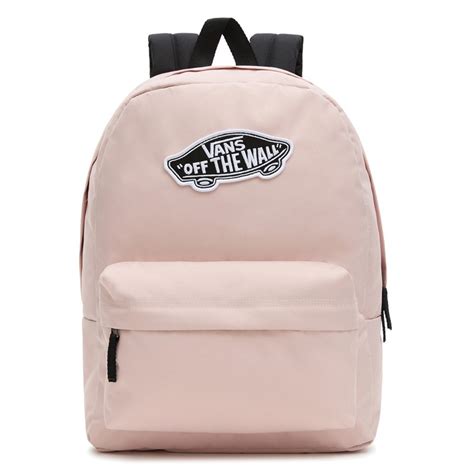 Buy Vans Womens Realm Backpack Rose Smoke Black