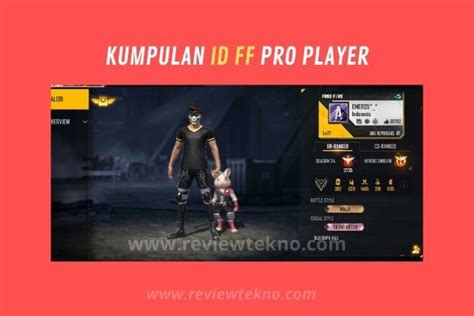 Id Ff Pro Player Free Fire Terpopuler Lengkap