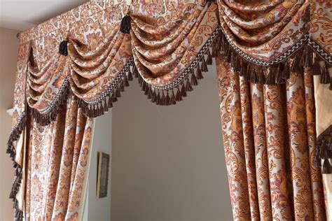 Harvest Vine Austrian Valance Curtain 100 Inches