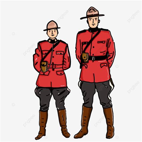 Royal Canadian Mounted Police Canadian Police Cartoon Png