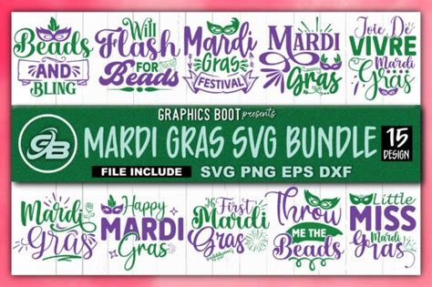 Mardi Gras Svg Bundle Graphic By Graphics Boot Creative Fabrica