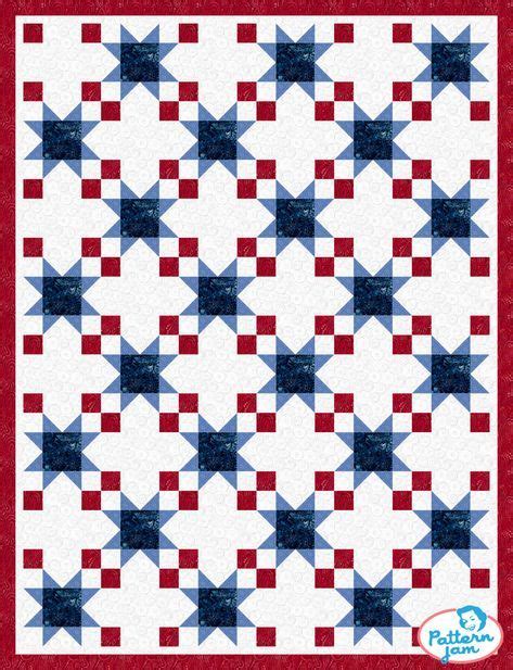 Patriotic Star Quilt Patterns Free Quilt Pattern