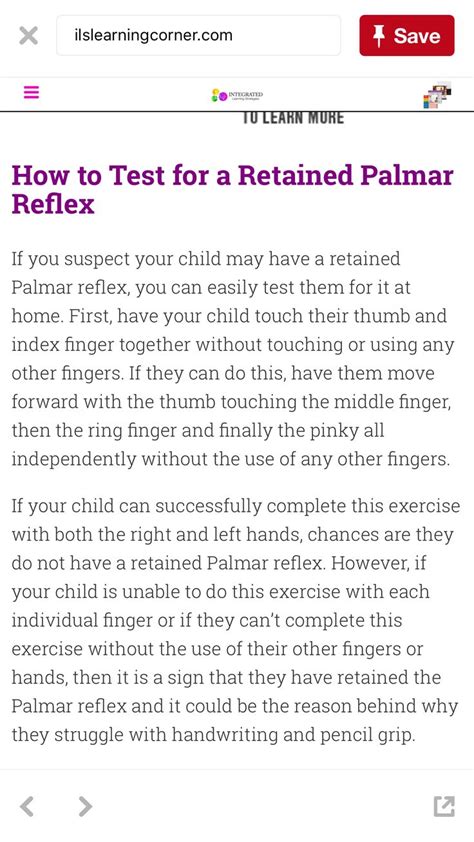 Primitive Reflexes, Dyscalculia, Aspie, Learning Disabilities, Children With Autism, Grasp ...